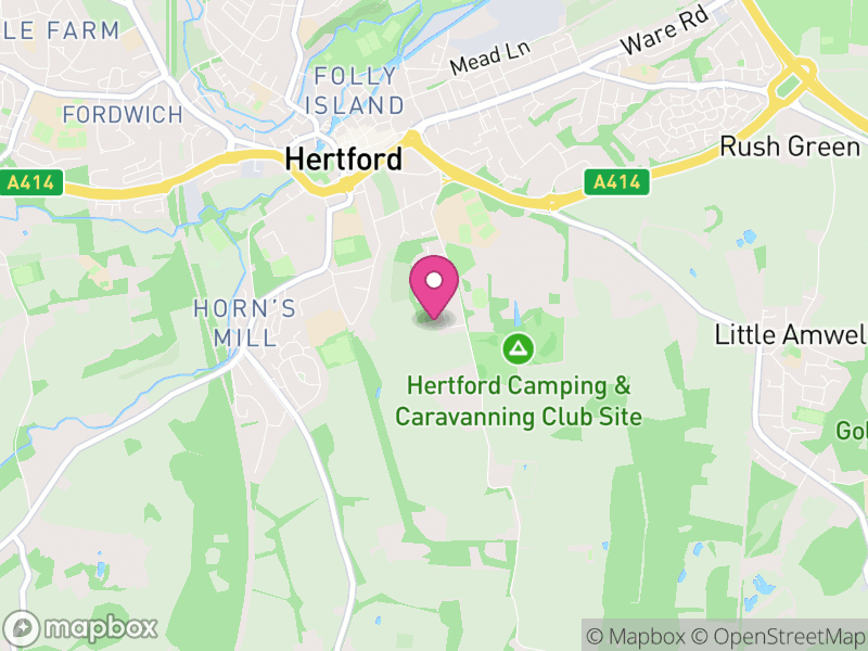 Map of properties for sale in SG13