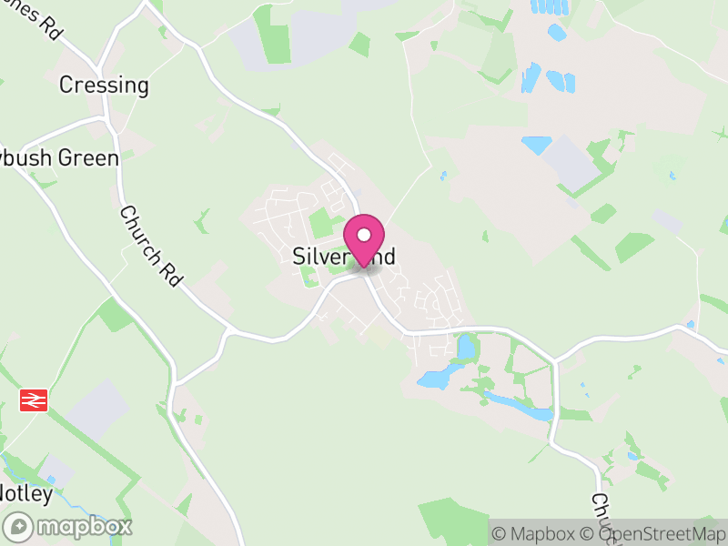 Map of properties for sale in Silver End