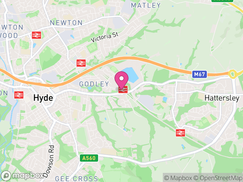 Map of properties for sale in SK14