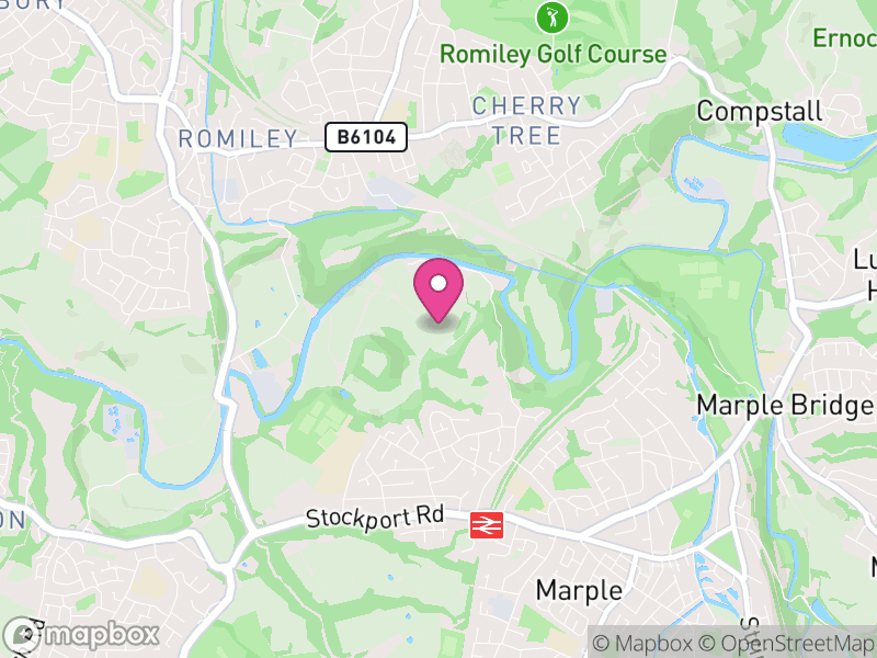 Map of properties for sale in SK6