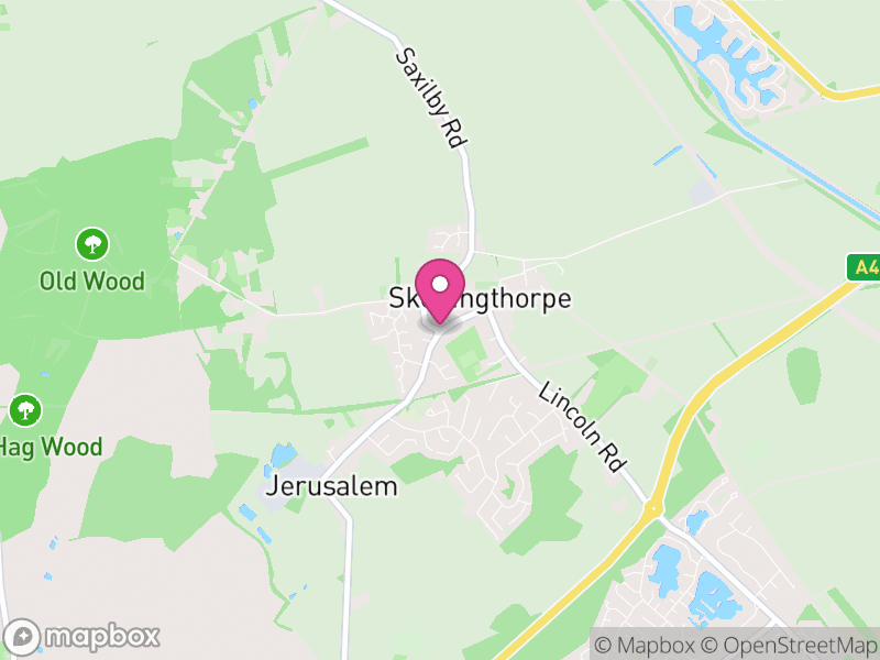 Map of properties for sale in Skellingthorpe