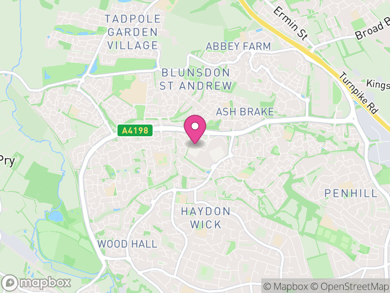 Map of properties for sale in SN25