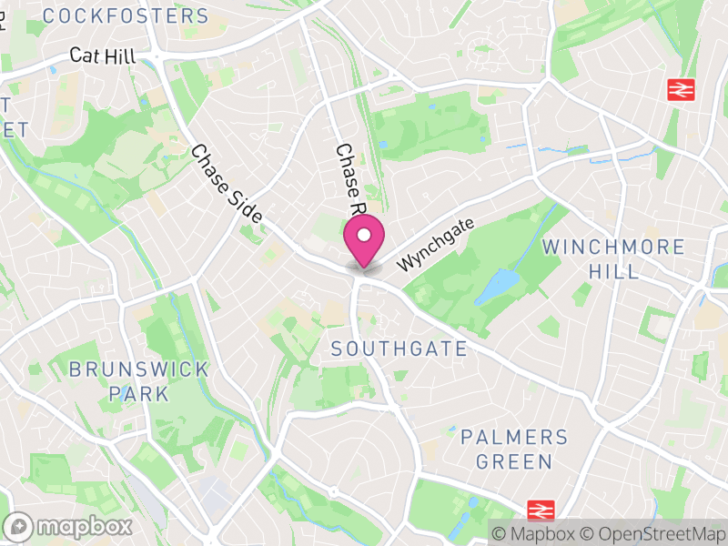 Map of properties for sale in Southgate