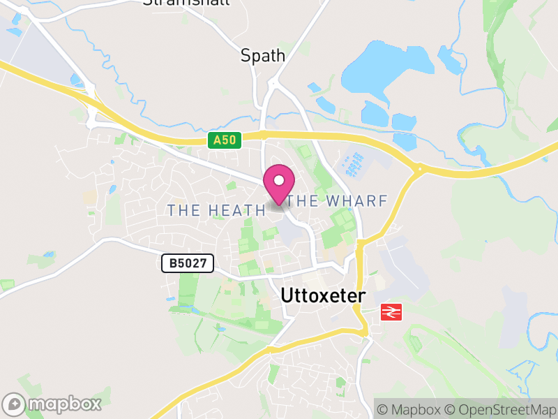 Map of properties for sale in ST14