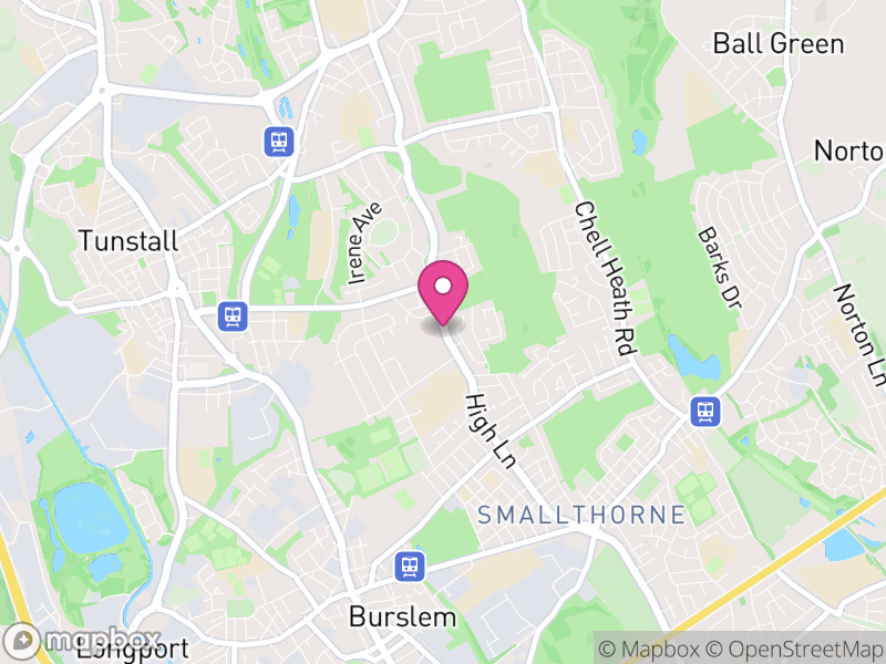 Map of properties for sale in ST6