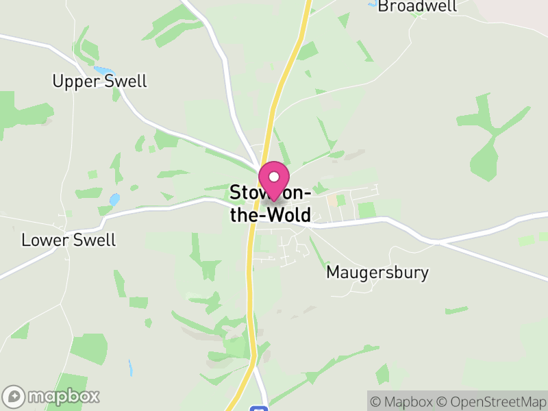Map of properties for sale in Stow On The Wold