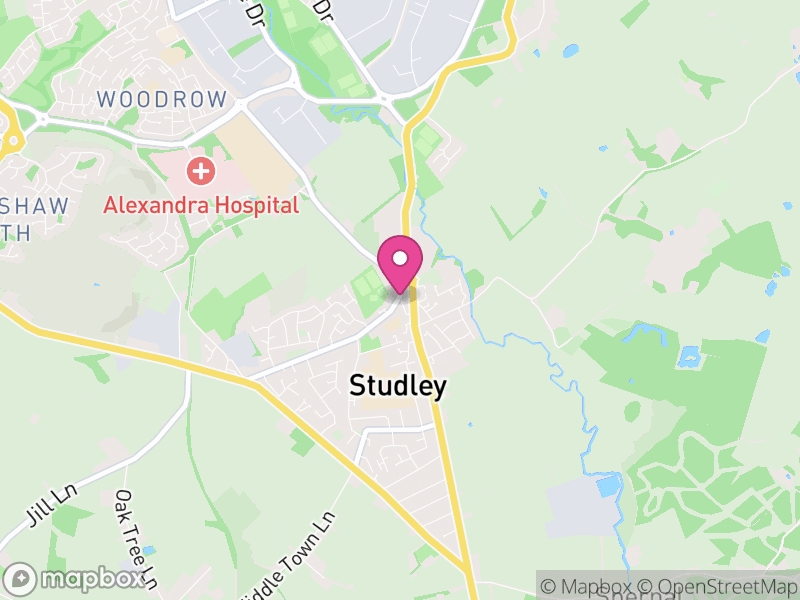 Map of properties for sale in Studley