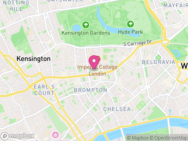Map of properties for sale in SW7