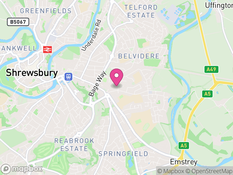 Map of properties for sale in SY2