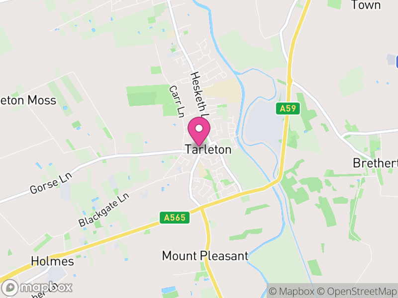Map of properties for sale in Tarleton