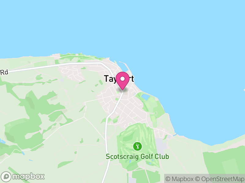 Map of properties for sale in Tayport