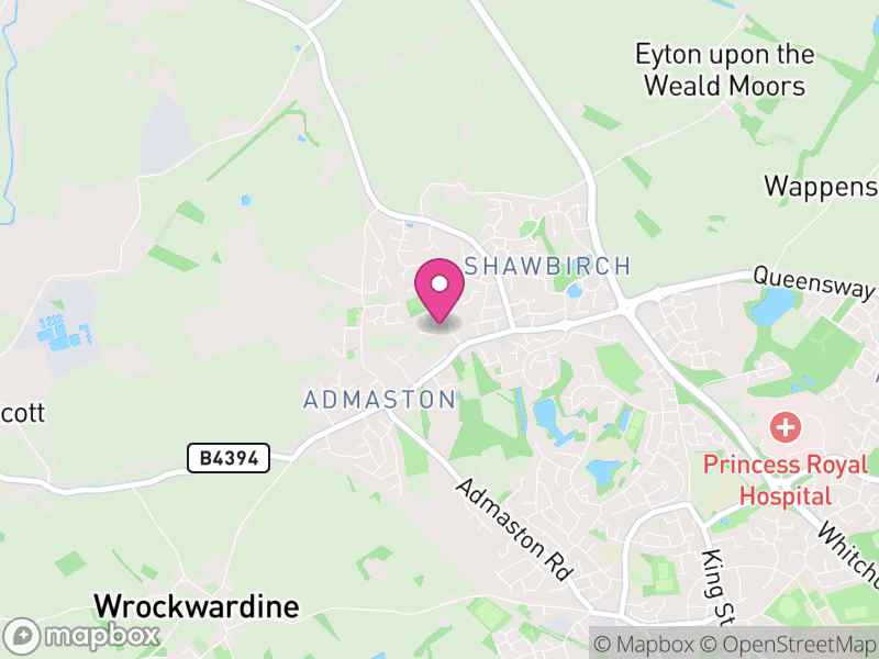 Map of properties for sale in TF5