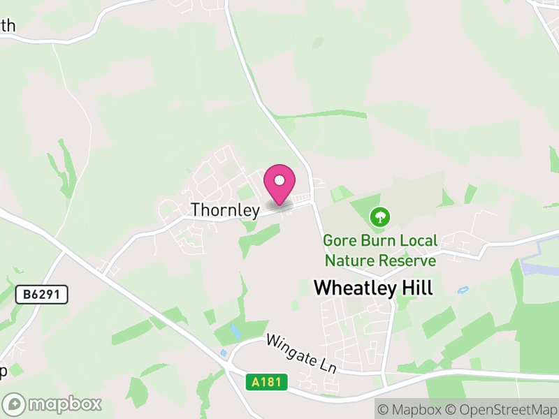 Map of properties for sale in Thornley
