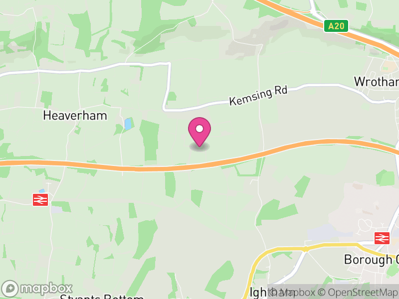 Map of properties for sale in TN15