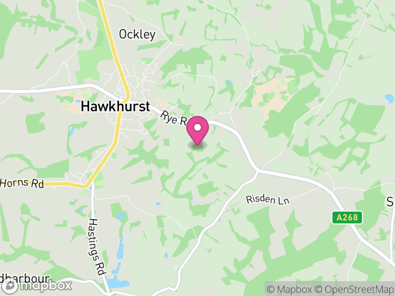 Map of properties for sale in TN18