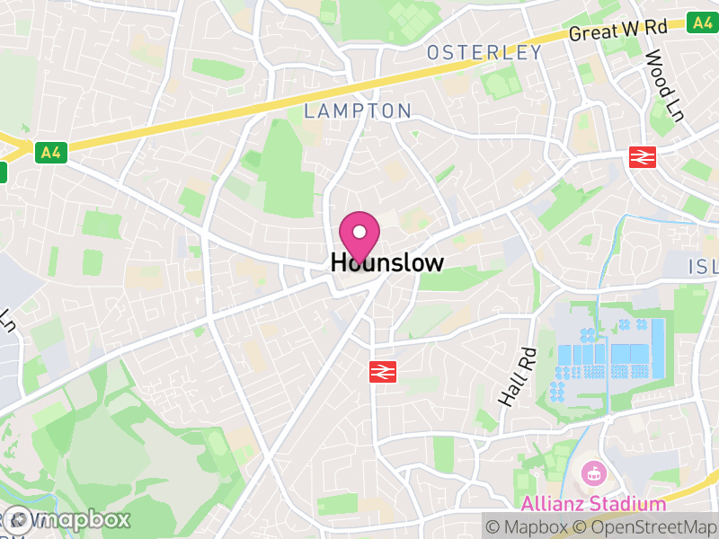 Map of properties for sale in TW3