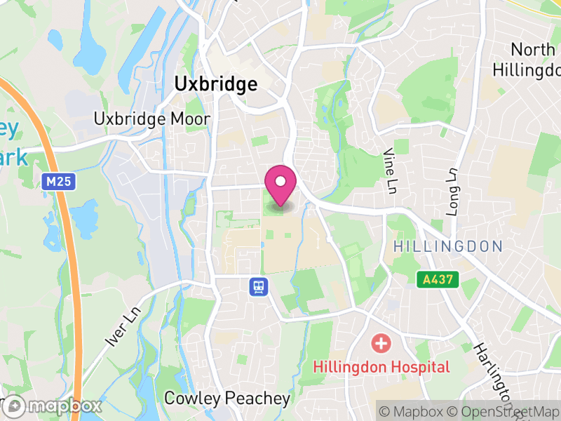 Map of properties for sale in UB8