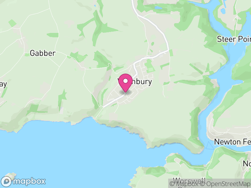 Map of properties for sale in Wembury