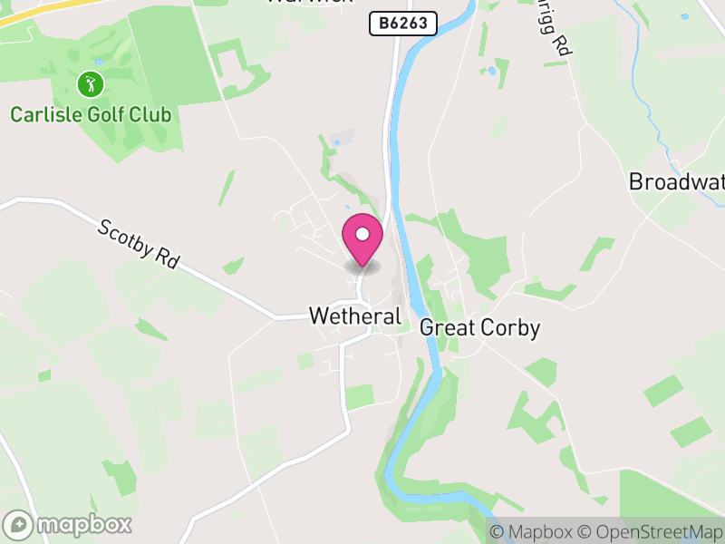 Map of properties for sale in Wetheral