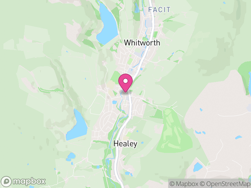 Map of properties for sale in Whitworth