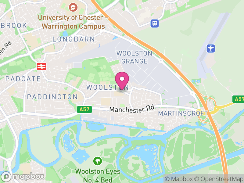 Map of properties for sale in Woolston