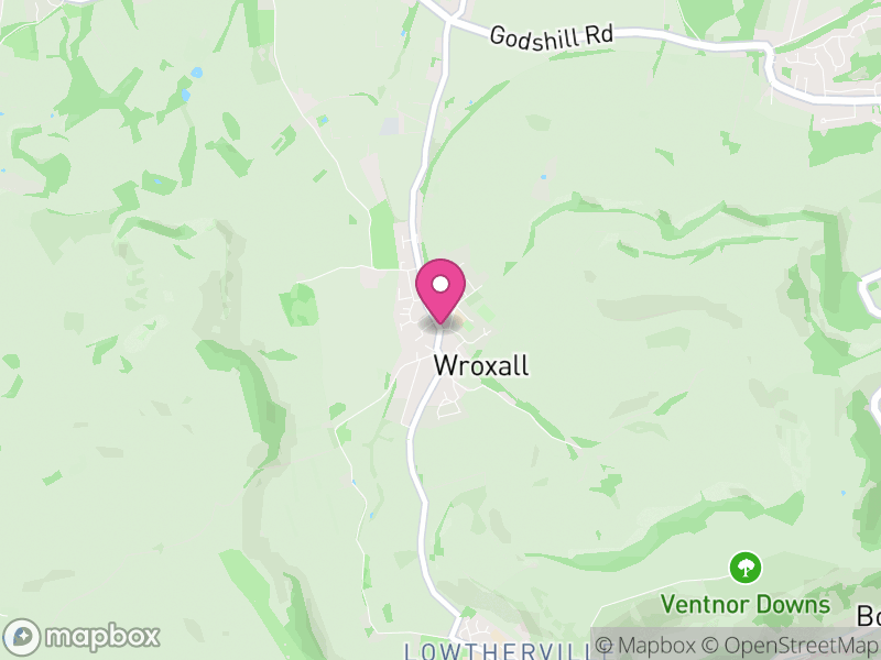 Map of properties for sale in Wroxall