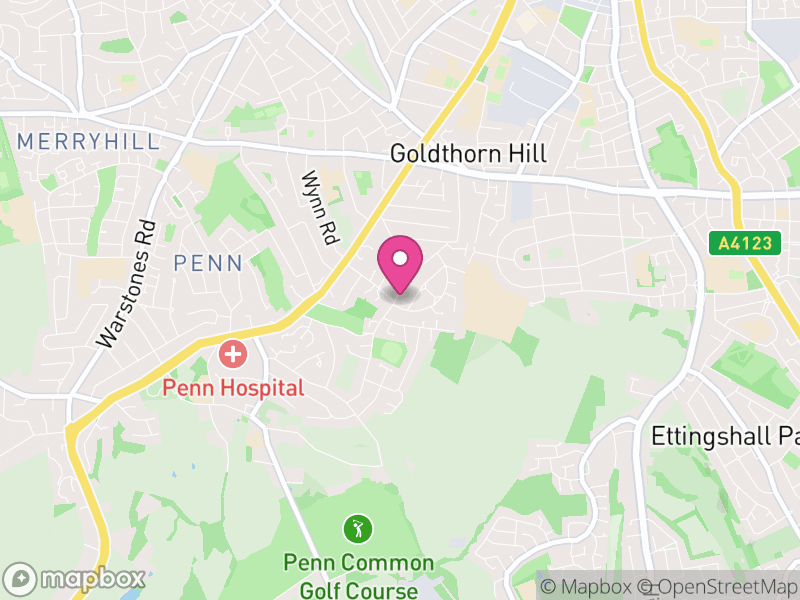 Map of properties for sale in WV4